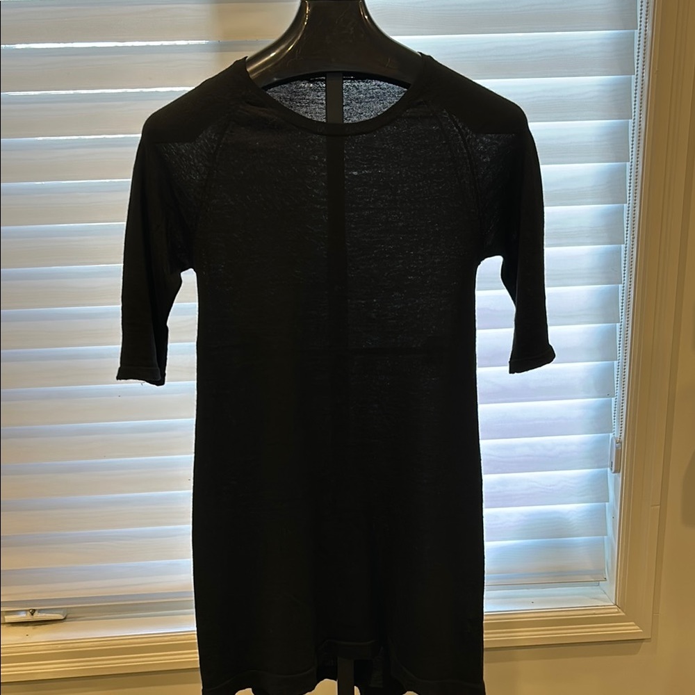 Fine Collection 100% Merino Wool Black Tunic/Dress